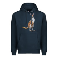 Navy kangaroo Premium Hoodie - LillyAllenDesigns