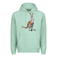 Seafoam kangaroo Premium Hoodie - LillyAllenDesigns