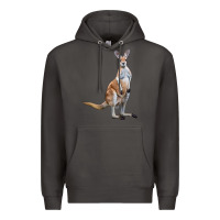 Smoke kangaroo Premium Hoodie - LillyAllenDesigns