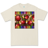 Bone Crayons And Apples Premium Tee - LillyAllenDesigns