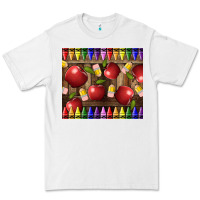 White Crayons And Apples Premium Tee - LillyAllenDesigns