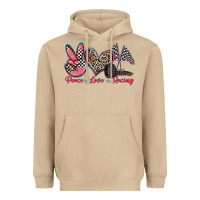 Mushroom peace love racing Heavyweight Hoodie - Zillion Design Studio
