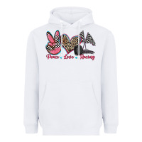 White peace love racing Heavyweight Hoodie - Zillion Design Studio