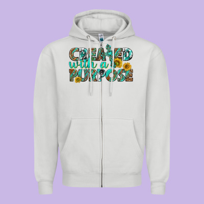Zipper Hoodie created with a purpose