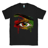 Black Watercolor Juneteenth eyes Classic Tee - RanaPortraitStore