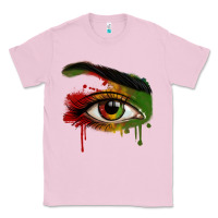 Bubblegum Pink Watercolor Juneteenth eyes Classic Tee - RanaPortraitStore