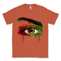 Copper Watercolor Juneteenth eyes Classic Tee - RanaPortraitStore
