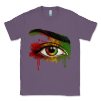 Lavender Watercolor Juneteenth eyes Classic Tee - RanaPortraitStore