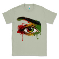 Matcha Watercolor Juneteenth eyes Classic Tee - RanaPortraitStore