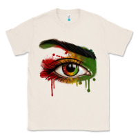 Natural Watercolor Juneteenth eyes Classic Tee - RanaPortraitStore