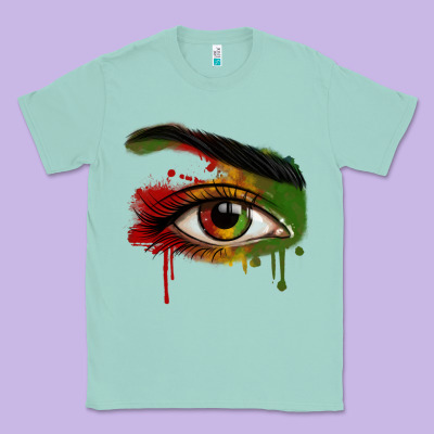 Watercolor Juneteenth Eyes Classic Tee Designed By Ranaportraitstore