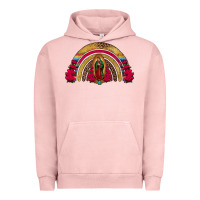 Pigment Salmon lady of guadalupe rainbow Urban Hoodie - Jasminsmagicworld