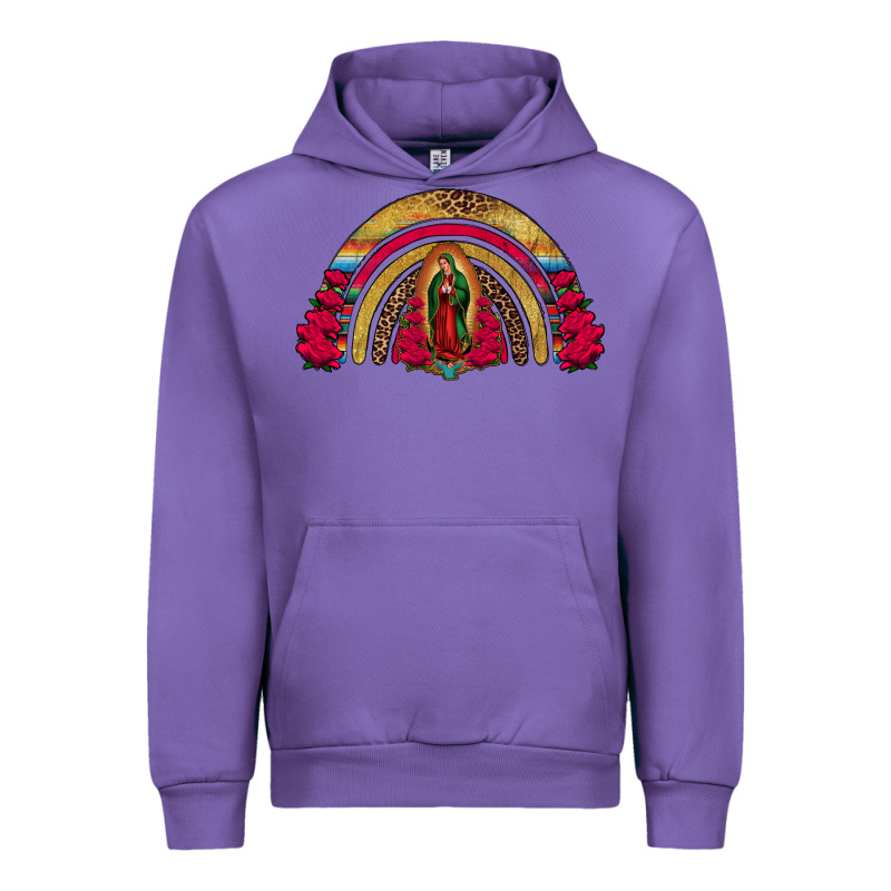 Lady Of Guadalupe Rainbow Urban Hoodie by Jasminsmagicworld | Teevron