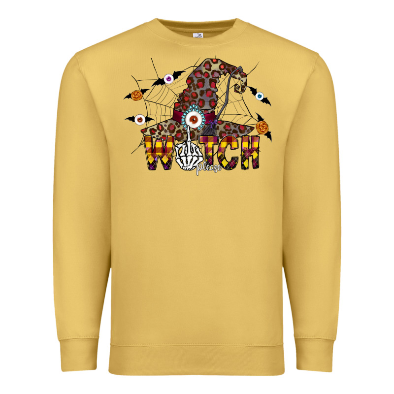 Witch Please Premium Sweatshirt by CowhideDigitalArt | Teevron