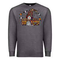 Charcoal Heather Witch Please Premium Sweatshirt - CowhideDigitalArt