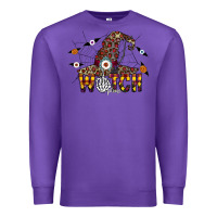 Purple Witch Please Premium Sweatshirt - CowhideDigitalArt