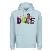 Blue Mist dope with afro black woman Premium Hoodie - NancyCooperArtShop