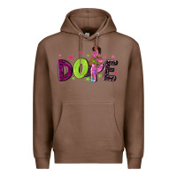 Chestnut dope with afro black woman Premium Hoodie - NancyCooperArtShop