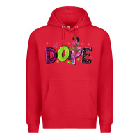 Red dope with afro black woman Premium Hoodie - NancyCooperArtShop