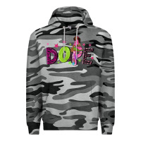 Slate Camo dope with afro black woman Premium Hoodie - NancyCooperArtShop