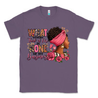 Lavender What other think of me is none of my business afro Classic Tee - RanaPortraitStore