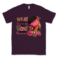 Plum What other think of me is none of my business afro Classic Tee - RanaPortraitStore