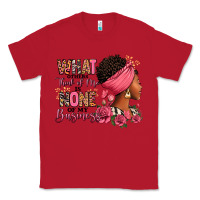 Red What other think of me is none of my business afro Classic Tee - RanaPortraitStore