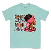 Seafoam What other think of me is none of my business afro Classic Tee - RanaPortraitStore