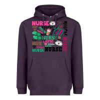 Plum nurse Heavyweight Hoodie - Zillion Design Studio