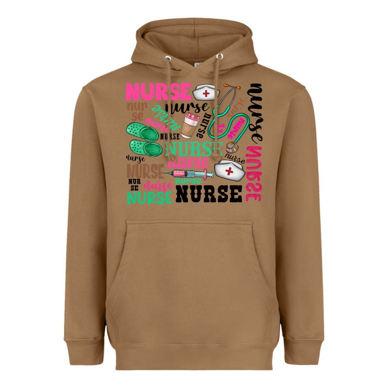 Nurse Heavyweight Hoodie by Zillion Design Studio | Teevron
