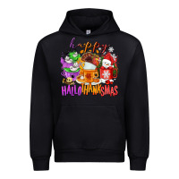 Black Happy Hallothanksmas coffee cups Urban Hoodie - NancyCooperArtShop