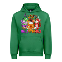 Emerald Happy Hallothanksmas coffee cups Urban Hoodie - NancyCooperArtShop