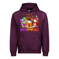 Mauve Wine Happy Hallothanksmas coffee cups Urban Hoodie - NancyCooperArtShop