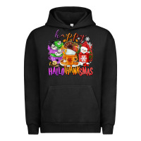 Pigment Black Happy Hallothanksmas coffee cups Urban Hoodie - NancyCooperArtShop