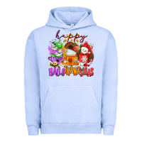 Pigment Grape Ice Happy Hallothanksmas coffee cups Urban Hoodie - NancyCooperArtShop