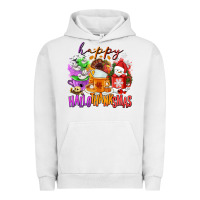 Pigment Lunar Rock Happy Hallothanksmas coffee cups Urban Hoodie - NancyCooperArtShop