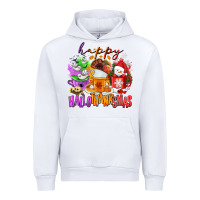 White Happy Hallothanksmas coffee cups Urban Hoodie - NancyCooperArtShop