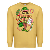 Antique Gold im the nurse elf Premium Sweatshirt - FaDigitalArtStudio
