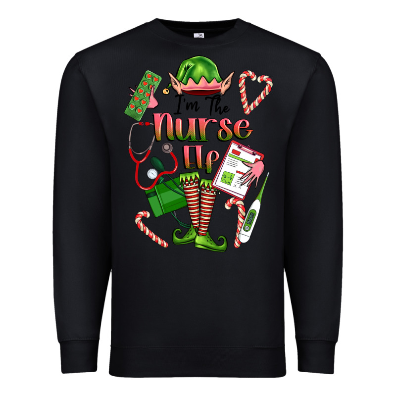 Im The Nurse Elf Premium Sweatshirt by FaDigitalArtStudio | Teevron