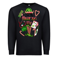 Black im the nurse elf Premium Sweatshirt - FaDigitalArtStudio