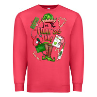 Cardinal im the nurse elf Premium Sweatshirt - FaDigitalArtStudio