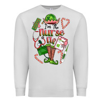 Dove Grey im the nurse elf Premium Sweatshirt - FaDigitalArtStudio