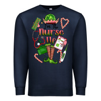 Navy im the nurse elf Premium Sweatshirt - FaDigitalArtStudio