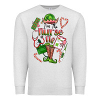 Oatmeal Heather im the nurse elf Premium Sweatshirt - FaDigitalArtStudio