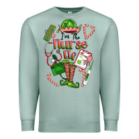 Seafoam im the nurse elf Premium Sweatshirt - FaDigitalArtStudio