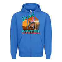 True Royal desert cowgirl Zipper Hoodie - texasbilliewilder