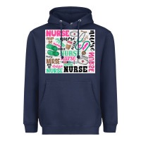 Navy nurse Heavyweight Hoodie - Zillion Design Studio
