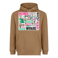 Toasted Coconut nurse Heavyweight Hoodie - Zillion Design Studio