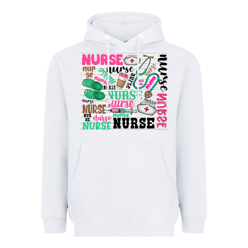 Nurse Heavyweight Hoodie by Zillion Design Studio | Teevron