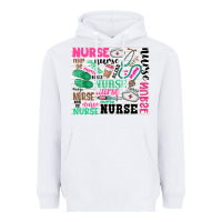 White nurse Heavyweight Hoodie - Zillion Design Studio
